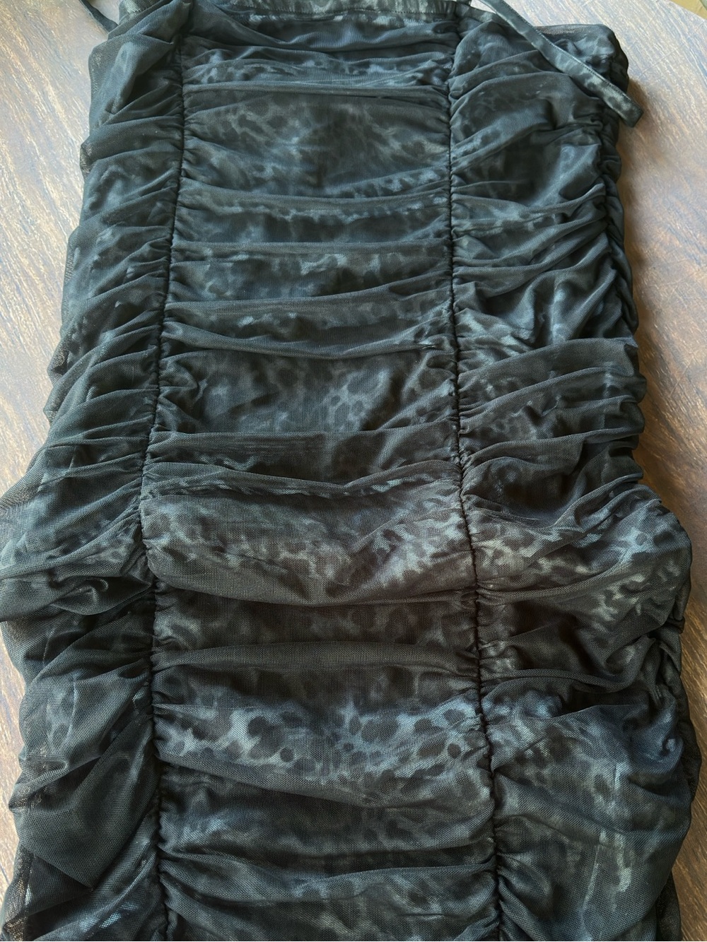 Torrid 2 Midi Shirred Bodycon Dress
